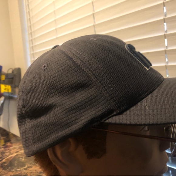 Yupoong Flexfit Seattle Baseball Mariners Cap Black Hat Size L-XL - Picture 6 of 10